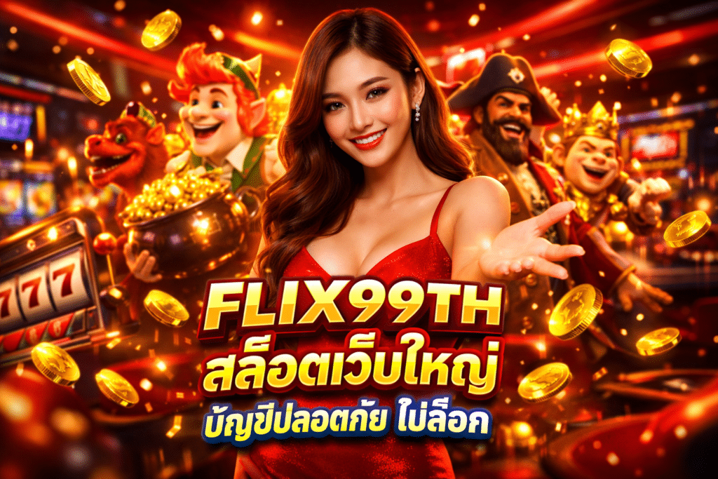 FLIX99TH สล็อตเว็บใหญ่ บัญชีปลอดภัย ไม่ล็อค